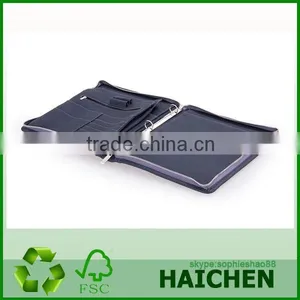 Leather A4 Zipper Binder Notebook thumbnail-4