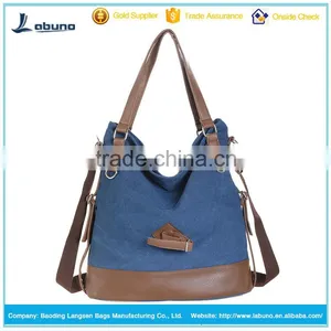 Large Capacity Canvas Bag Canvas Tote Bag Canvas Messenger Bag thumbnail-1