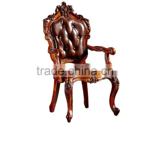 2015 Carved High Quality Dining Room Set,cheap Furniture Wooden Dining Table and Chairs thumbnail-6