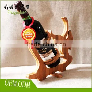 Wine Bottle Holder/Bamboo Wine Rack/Wine Shelf With Different Shape thumbnail-2