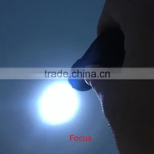 1W Powerful Led With AAA Batteries Zoom Flashlight thumbnail-3