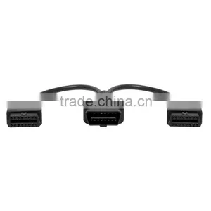 Cable, J1962M to 2 J1962F, Y-Cable, 1ft thumbnail-1