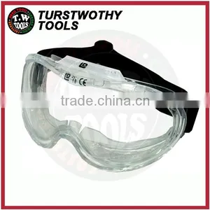 Taiwan Working Protection CE EN 166 Ansi Anti Scratch Anti Mist WIDE VISION SAFETY GOGGLE thumbnail-1