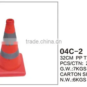 12"/30cm pp FOLDING Traffic Cone (with CE Standards) thumbnail-1