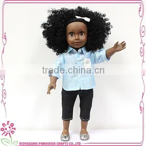 Beautiful Black Fashion Custom Vinyl Body Moveable Baby Doll thumbnail-3