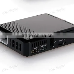 80 Lumen 1080P HD Multimedia LED Projector Mini DLP Projector for Home Theater With HDMI VGA Input thumbnail-2