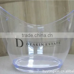 Clear High Quality Plastic Wine Bucket, Beer Bucket thumbnail-1