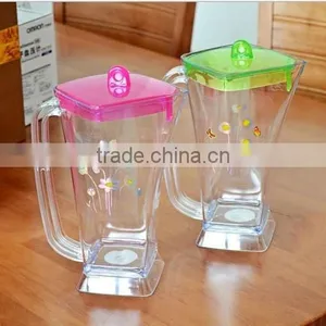 Plastic Juice Jar/plastic Lid Glass Juice Jar thumbnail-1