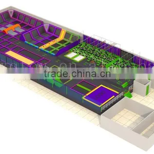 China Manfacturer Factory Direct Sale Trampoline Park Indoor Amusement Indoor Trampoline Park thumbnail-5