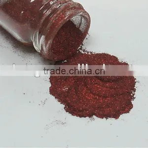 .002" Dark Red Solvent Resistance UV Resistance Glitter Powder thumbnail-2