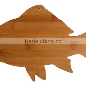 New Original Design Bamboo Fish Animal Shaped Cutting Board Hot Sale Cutting and Serving Board thumbnail-1