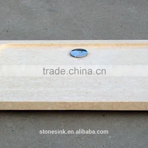 Honed Natural Stone Bathroom Marble Tray thumbnail-3
