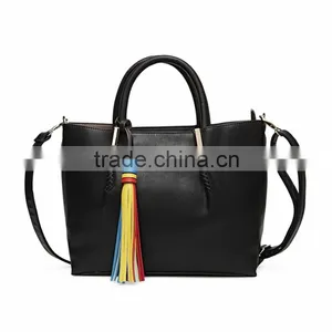 Dongguan Factory Fashion Ladies Handbag Wholesale Leather Set Handbag thumbnail-5