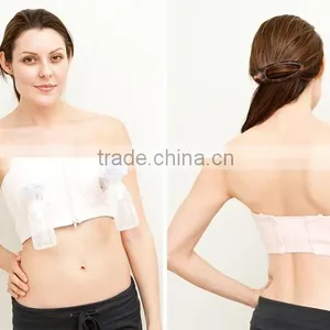Ideal Fashions Maternity Bra Hands Free Breast Pump Bra Breast Pump Bra Black Pink Beige Hands thumbnail-1