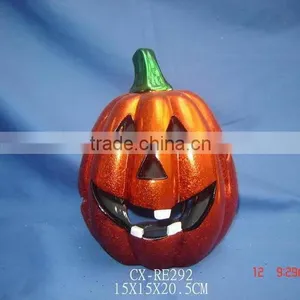 Beautiful Ceramic Halloween Pumpkin Decorations Led Light Pumpkin thumbnail-4