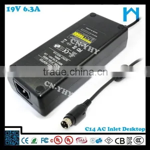 Notebook Power Adapter Replace for PC 19V 6.3 A thumbnail-1