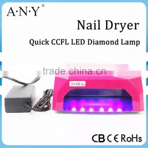 Professional Diamond Nail Dryer Light To Nail Polish Tools CCFL Led Nail Lamp 36W(12WCCFL+24W Powerful LED ) thumbnail-1