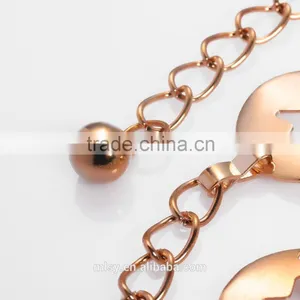 Fancy Chain Gold Plated Flat of Russian Gold Chain Brightness F1-80152 thumbnail-3