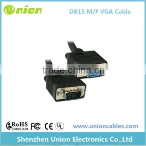 5FT 1.5m VGA SVGA 15 PIN M/M Male To Male Cord Cable for Monitor PC TV Projector thumbnail-1