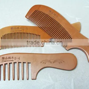 Hottest Keep Healthy Personalized Wide Tooth Natural Wooden Hair Brush Comb thumbnail-6