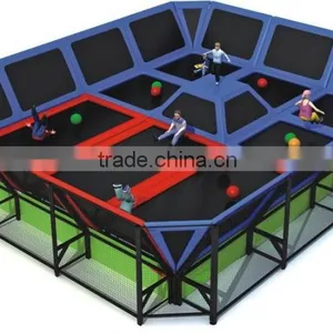 Best-selling Children Trampoline on Outdoor Playground thumbnail-1