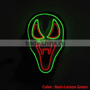 2016 Wholesale El Wire Light up Mask/Light Up EL Mask / el Wire Mask With High Quality Quality Choice thumbnail-5