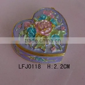 2013 Fashion Styly Heart-flower Shape Jewelry Box 1/S thumbnail-1