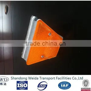 White & Yellow Road Flexible Guardrail Attached Reflector thumbnail-5