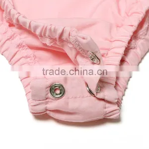 China Supplier Rompers for Baby Girl Custon Funny Baby Pink Rompers Cotton With Lace thumbnail-6