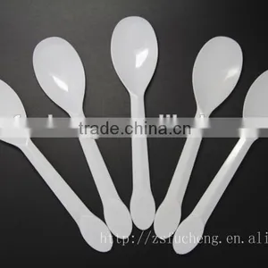 New Style Hard White Plastic Plastic Spoon thumbnail-1