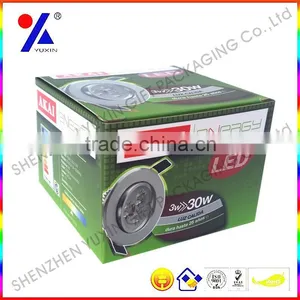 2015 NEW STYLE LAMP PACKAGING BOX / CORRUGATED PAPER OR CARTON PAPER AND GREEN COLOR BOX / WHOLESALE SHENZHEN GIFT PACKAGING BOX thumbnail-3