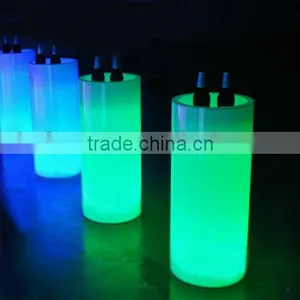 Shanghai Night Club Party Pub Acrylic LED Plastic Ice Barrel Cooler thumbnail-1