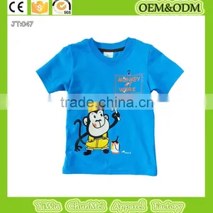 2015 New Monkey T-shirt Kids Short Sleeve Custom T Shirt Children's t Shirt 100%Cotton T-shirt Kids Printing T-shirt thumbnail-1