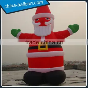 Popular Excellent Qaulity Inflatable Santa Claus Big Inflatable Air Santa Claus for Decoration thumbnail-1