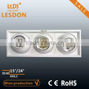 Bridgelux COB 2x18W Led Rectangular Down Light,165*335mm Cut Out thumbnail-3