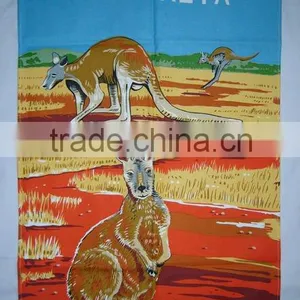 Christmas Printing Kitchen Towel Promotional Gifts Logo Printed Kitchen Towel thumbnail-5