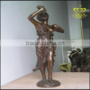 The European Indoor Bronze Sculpture Figures of Boys and Girls Dancing thumbnail-3