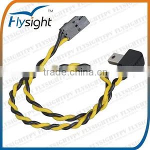 F123 Mini Gopro3 USB Video Cable With 90 Degree Connector for rc Models thumbnail-1