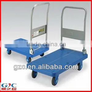 Loading Capacity 300kg Logistic Foldable Handle Mute Trolley thumbnail-1
