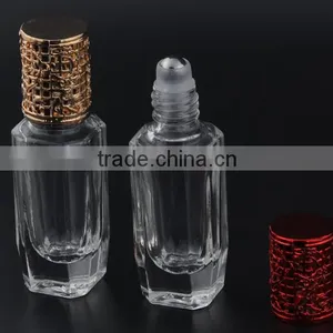 10 ml Hexagonal Colorful Transparent Glass Bead Bottle uv Ball Perfumel Bottle thumbnail-4
