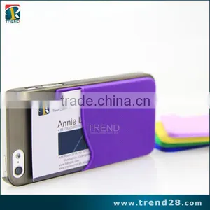 Mobile Phone Accessory Adhesive Silicon Smart Wallet for Cell Phone thumbnail-3