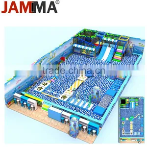 2016 New Ocean Style Children Play Center Kids Indoor Playground for Sale Children Commercial Indoor Playground Equipment thumbnail-2