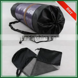 Nylon Mesh Waterproof Portable Carrybag Yoga Mat Bag thumbnail-4