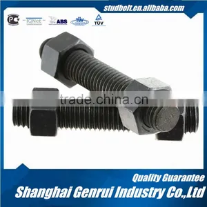 High Quality Black Color 1/4 -4 Inch Astm A193stud Bolt b7 thumbnail-6
