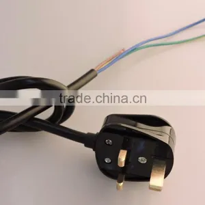 China Supply Huge Quantity British Three Pins Plug With AC Power Cord UK Power Cable/UK Type Plug BS Approval With IEC Connector thumbnail-1