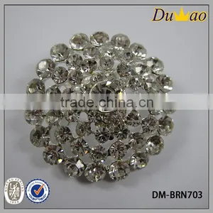 Alloy Clear Rhinestone Brooch thumbnail-1