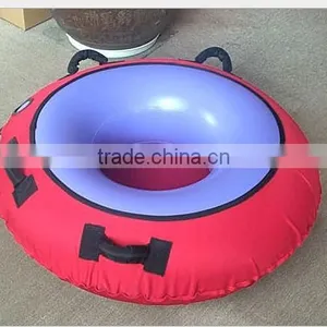 Round Shape PVC Inflatable Towable Nylon Cover Ski Tube thumbnail-5
