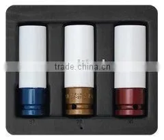 3pcs 1/2" Dr. Wheel Nut Impact Socket Set thumbnail-1