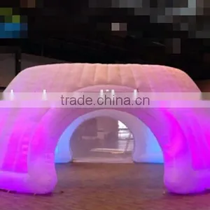 2016 Hot Sale Inflatable Tent With RGB Led Light/Inflatable Igloo Tent thumbnail-1