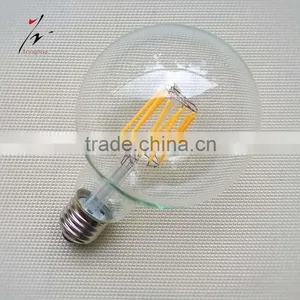 Dimmable Led Filament Bulb G80 Big Light Bulb 4W 6W 8W E27 Clear Glass Indoor Lighting 220V thumbnail-1
